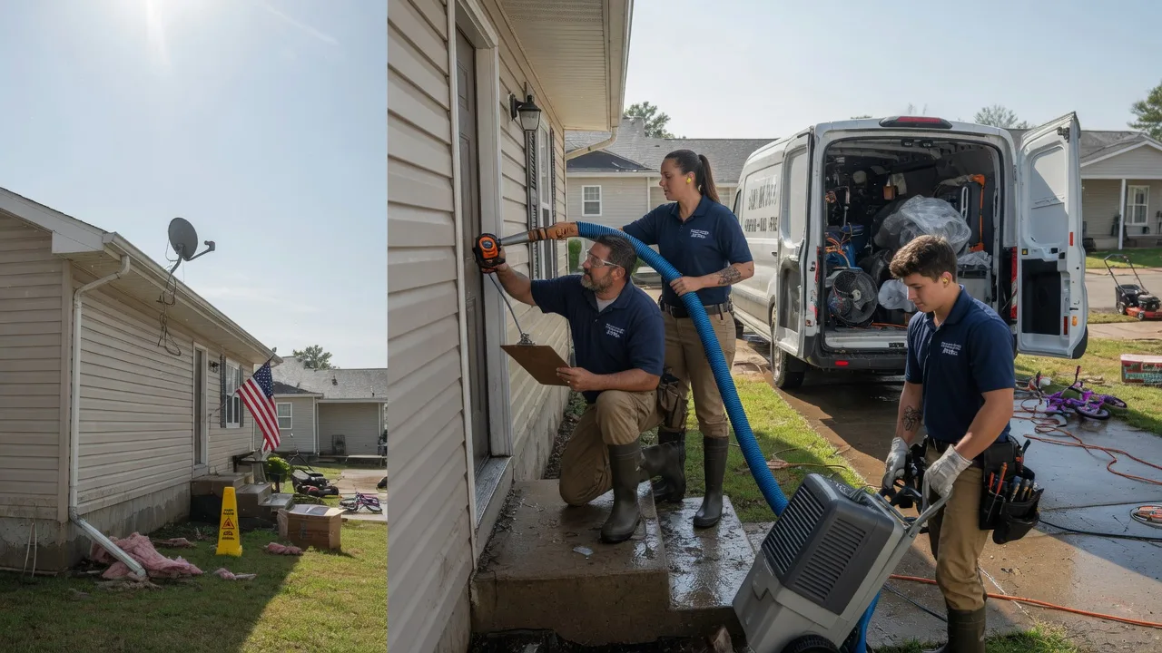 Ceiling Water Damage Restoration in Avoca, WI near me